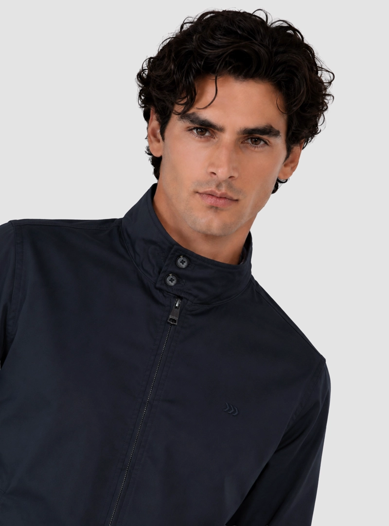 CHAQUETA LISA REGULAR FIT AZUL MARINO ARROW - 3