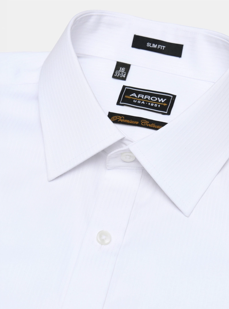 CAMISA FORMAL TEXTURADA SLIM FIT BLANCO ARROW - 2