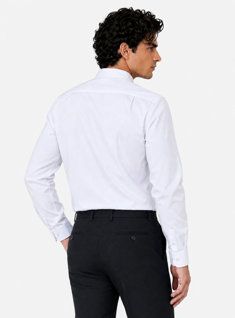 CAMISA FORMAL TEXTURADA SLIM FIT BLANCO ARROW - 3