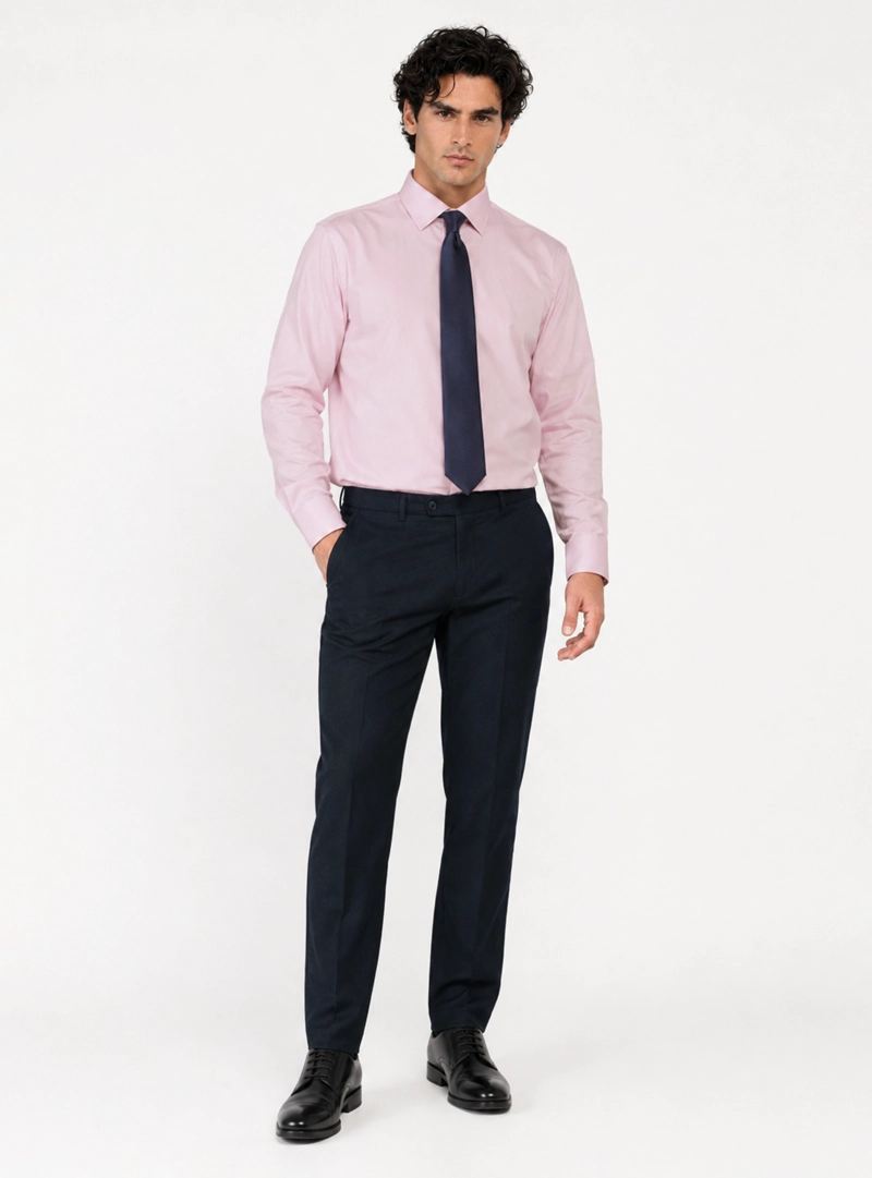 CAMISA FORMAL SPANDEX SLIM FIT ROSADO ARROW - 5