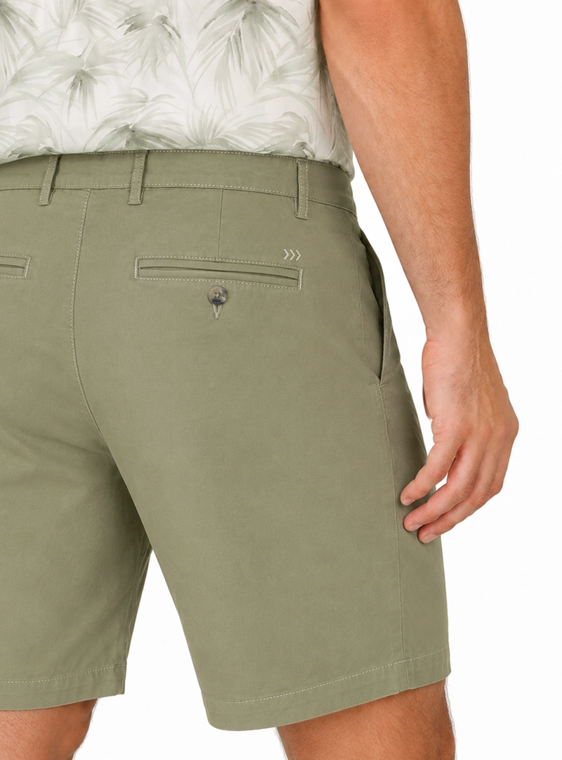 BERMUDA LISA SPANDEX REGULAR FIT VERDE ARROW - 3