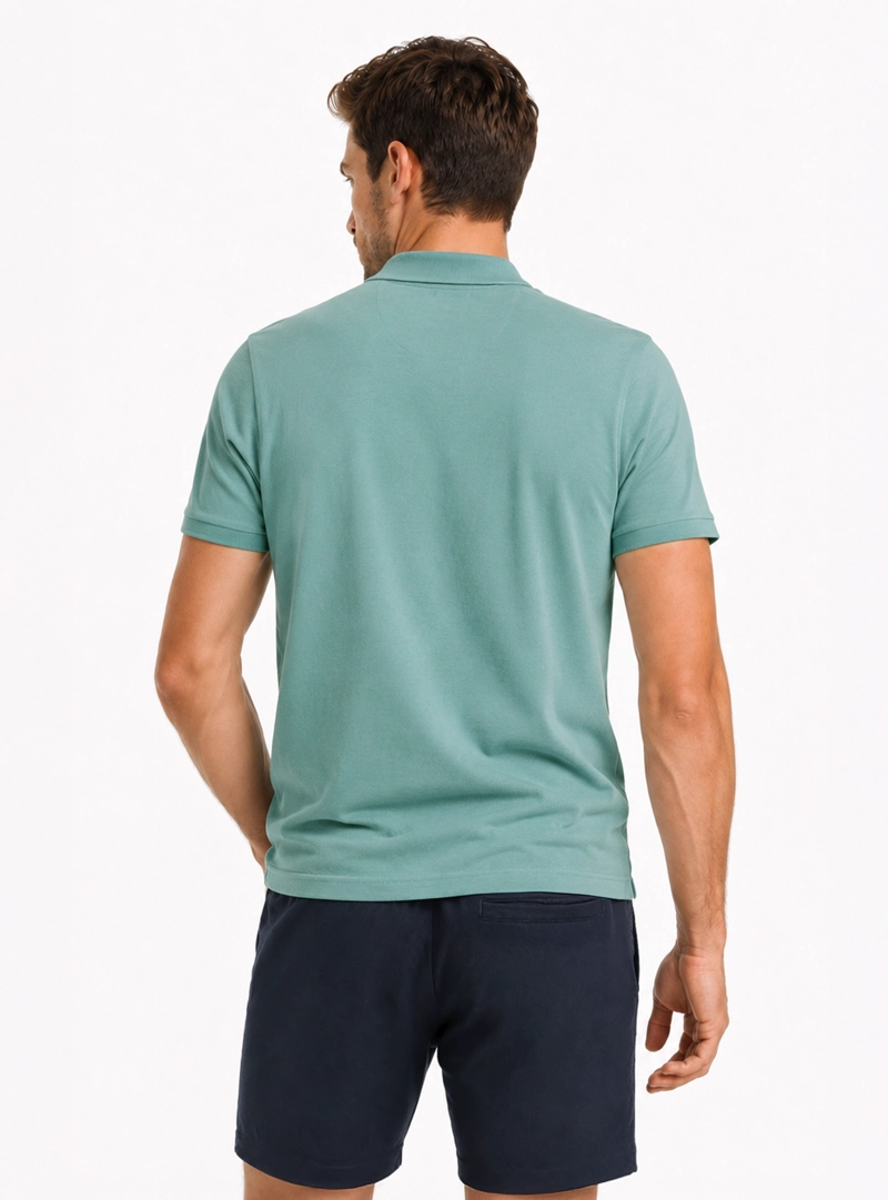 POLERA PIQUE REGULAR FIT VERDE CLARO ARROW - 2