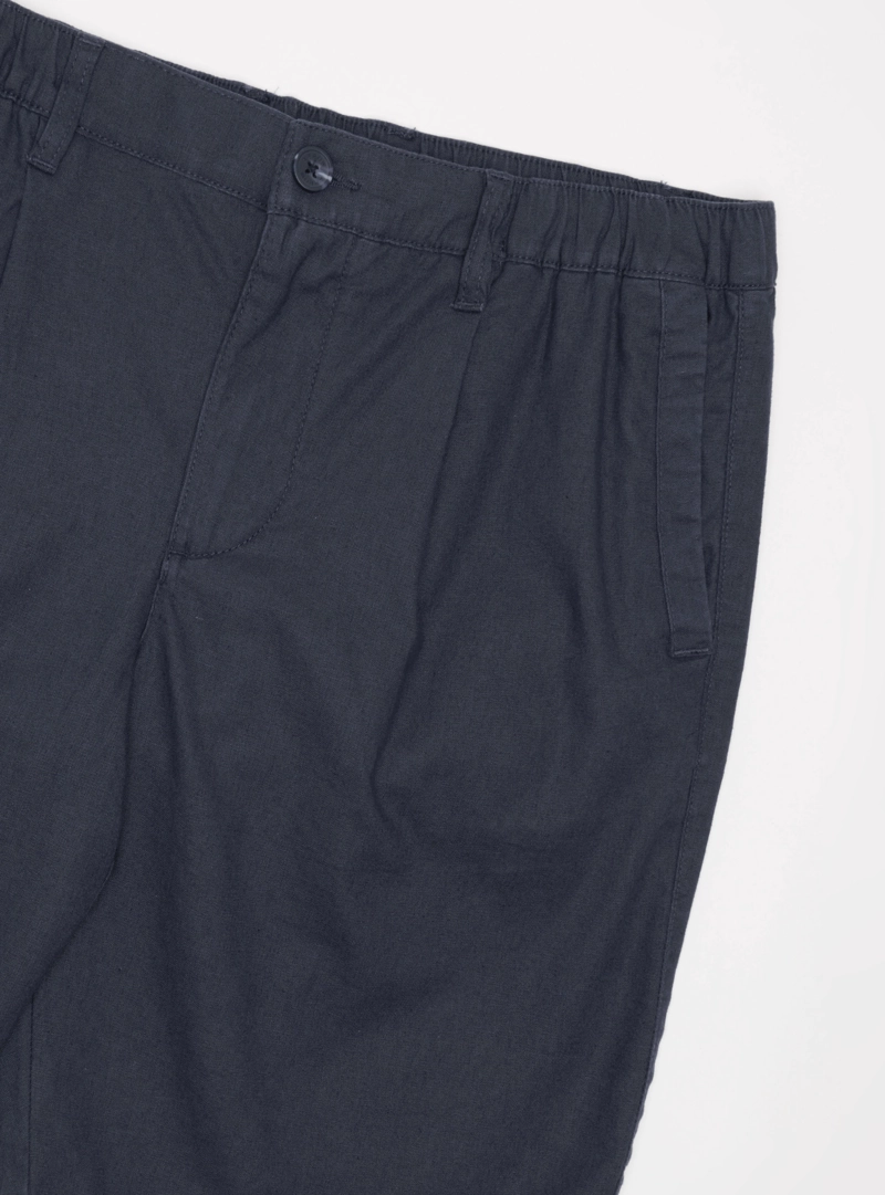 BERMUDA LINO ALGODON REGULAR FIT AZUL MARINO ARROW - 5