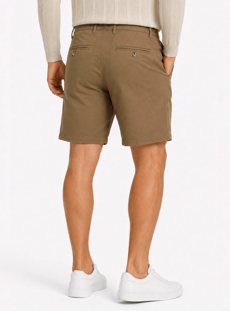 BERMUDA LISA SPANDEX REGULAR FIT CAFE  ARROW - 2