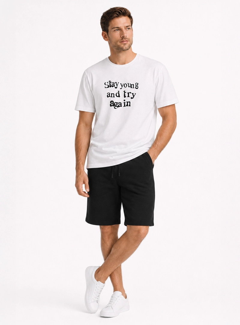 BERMUDA SPANDEX REGULAR FIT NEGRO ARROW - 4