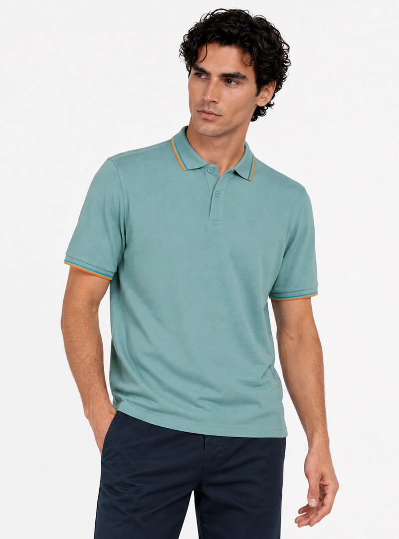 POLERA PIQUE REGULAR FIT VERDE CLARO ARROW - 1