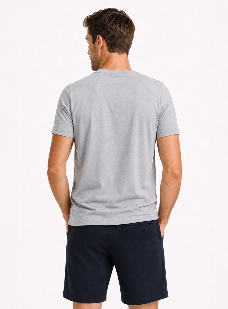 POLERA ALGODON-MODAL LISA REGULAR FIT GRIS ARROW - 2