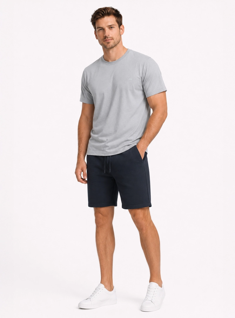 POLERA ALGODON-MODAL LISA REGULAR FIT GRIS ARROW - 4