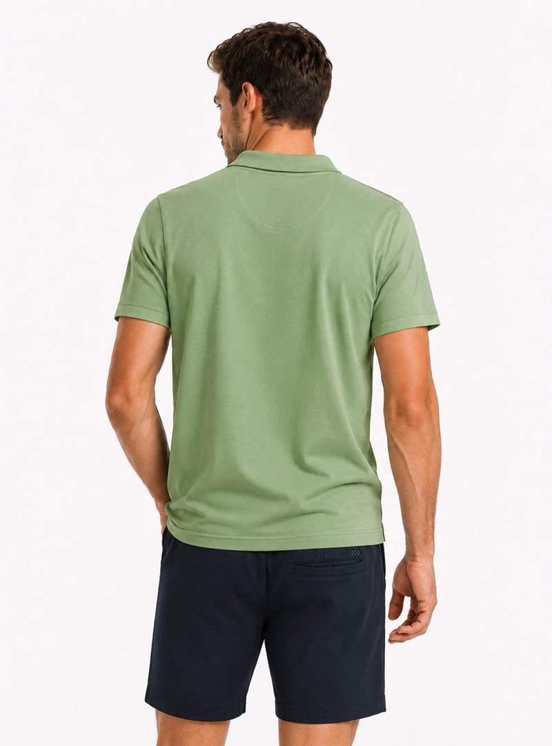 POLERA PIQUE REGULAR FIT VERDE ARROW - 2