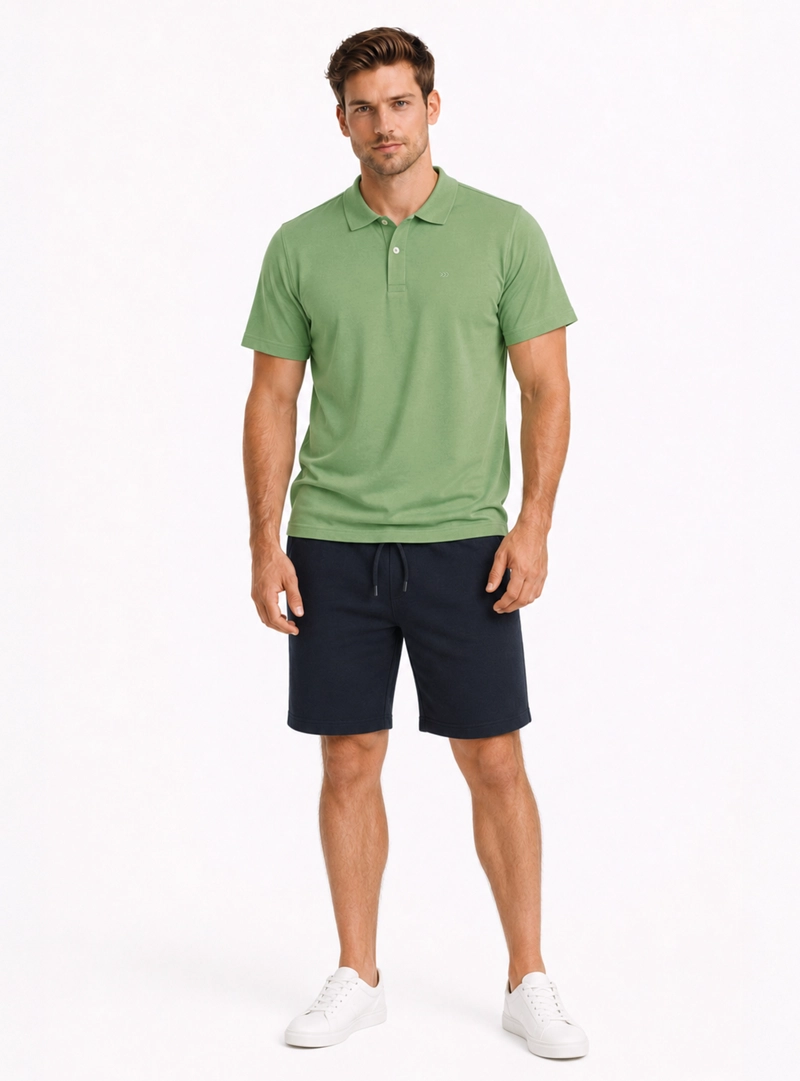 POLERA PIQUE REGULAR FIT VERDE ARROW - 4