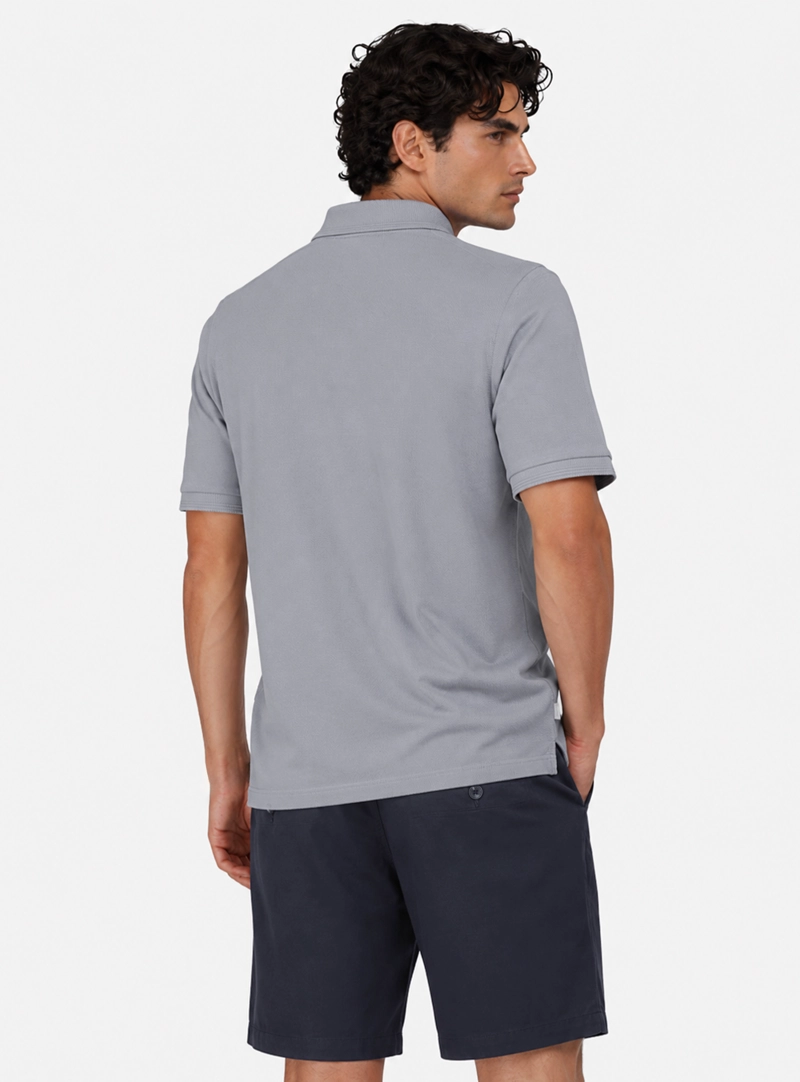 POLERA STONE WASH REGULAR FIT GRIS ARROW - 2