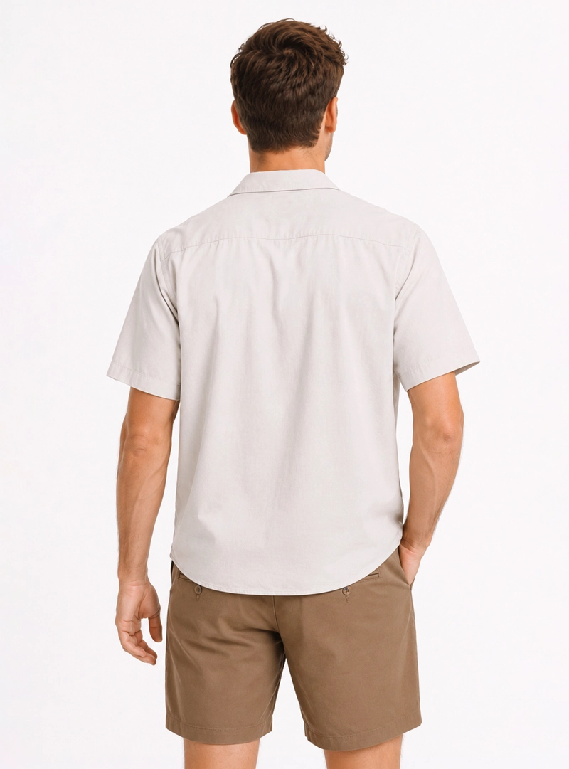 CAMISA LYOCELL LINO REGULAR FIT BEIGE ARROW - 2