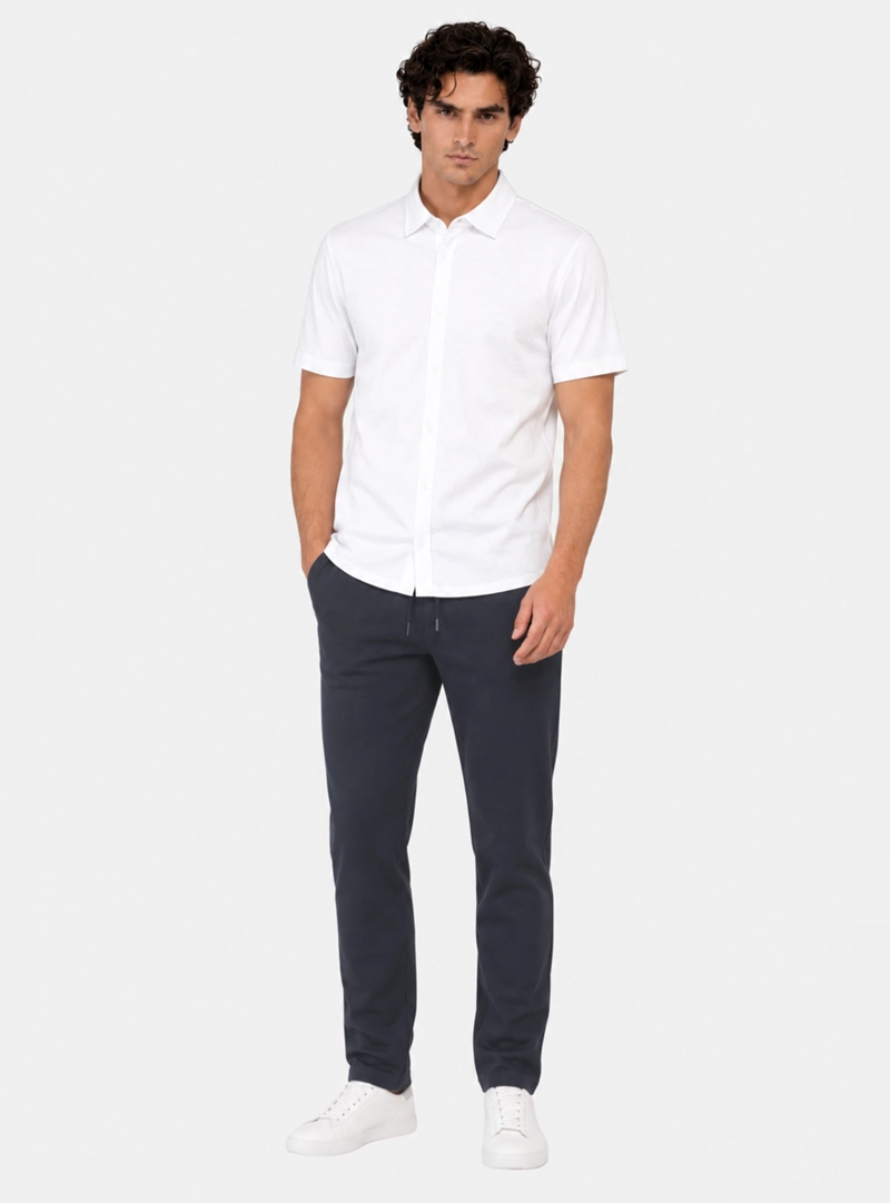 POLERA ABOTONADA REGULAR FIT BLANCO ARROW - 4