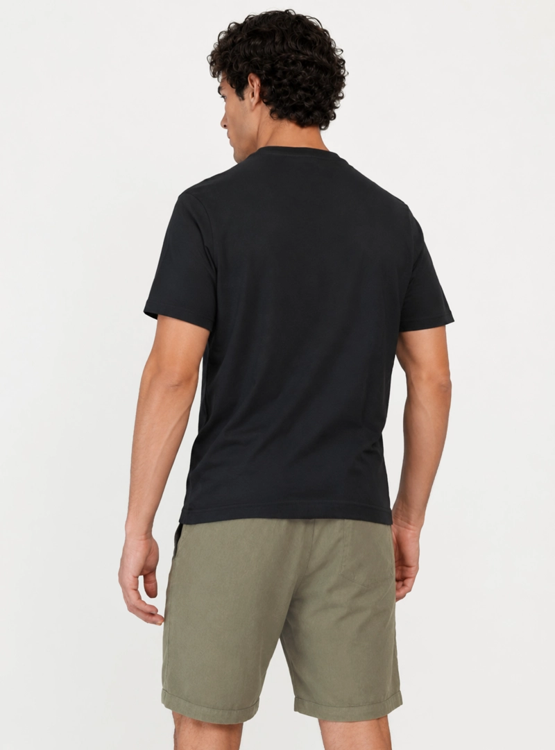 POLERA ALGODON-MODAL LISA REGULAR FIT NEGRO ARROW - 2
