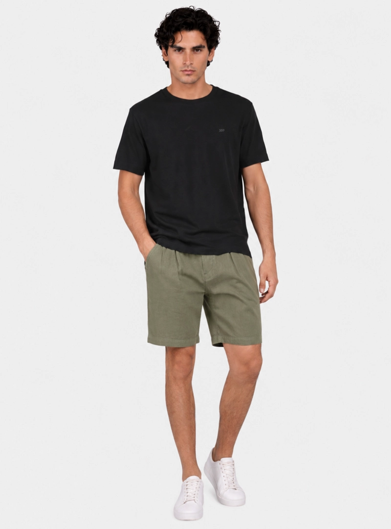 POLERA ALGODON-MODAL LISA REGULAR FIT NEGRO ARROW - 4