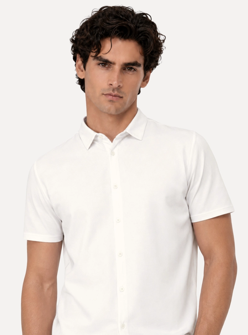 CAMISA SPANDEX NON IRON REGULAR FIT BLANCO ARROW - 3