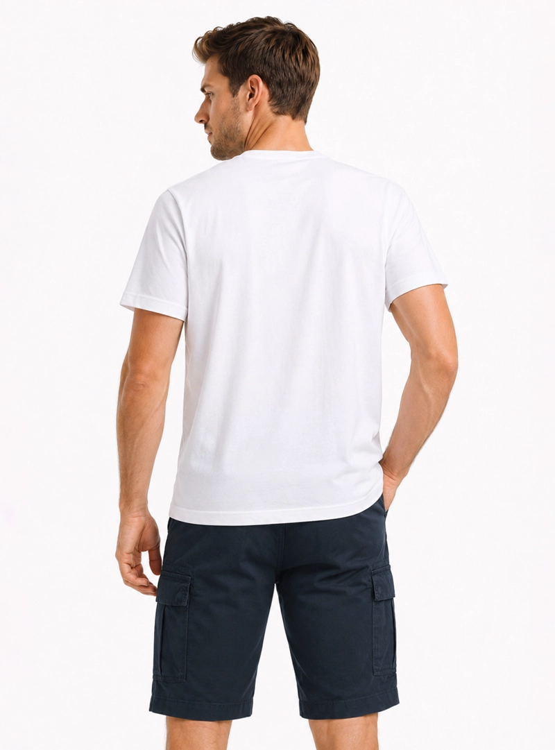 POLERA ALGODON-MODAL LISA REGULAR FIT BLANCO ARROW - 2