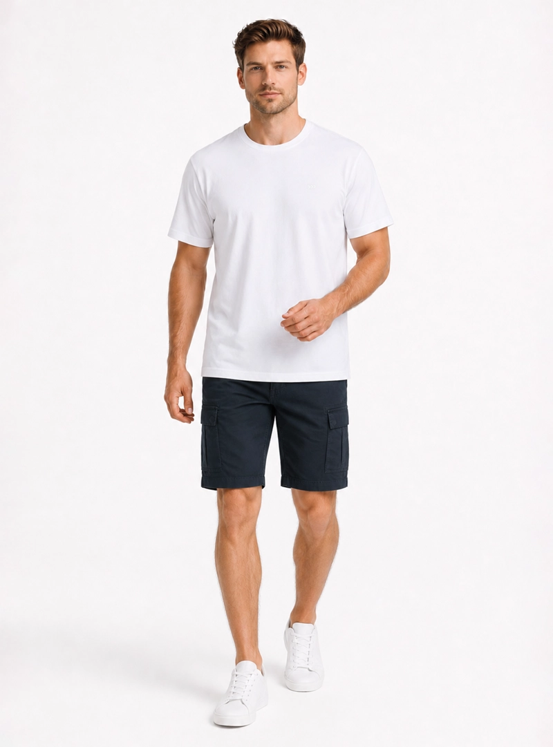 POLERA ALGODON-MODAL LISA REGULAR FIT BLANCO ARROW - 4