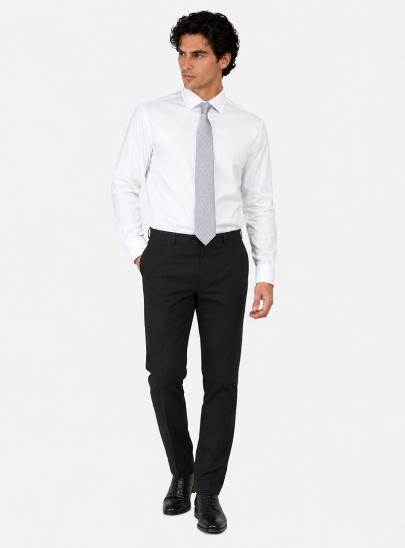 CAMISA FORMAL TEXTURADA TAILORED FIT BLANCO ARROW - 4