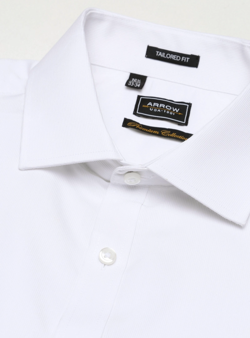 CAMISA FORMAL TEXTURADA TAILORED FIT BLANCO ARROW - 5