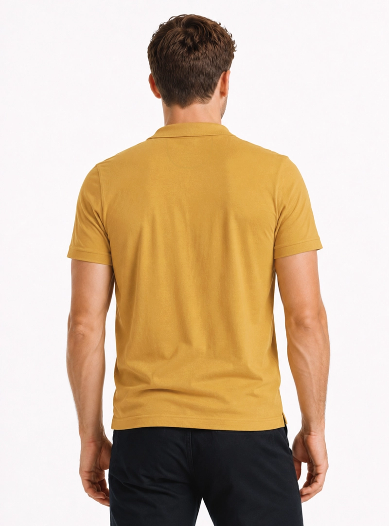 POLERA PIQUE REGULAR FIT AMARILLO ARROW - 2
