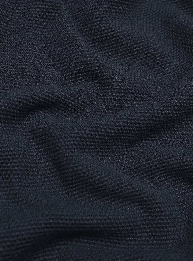 POLERA TEJIDA LINO-ALGODON REGULAR FIT AZUL MARINO ARROW - 6