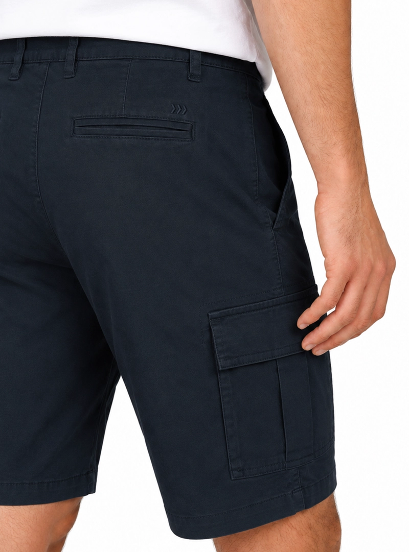 BERMUDA CARGO SPANDEX REGULAR FIT AZUL MARINO ARROW - 3