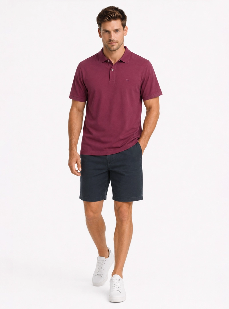BERMUDA LISA SPANDEX REGULAR FIT AZUL MARINO ARROW - 4
