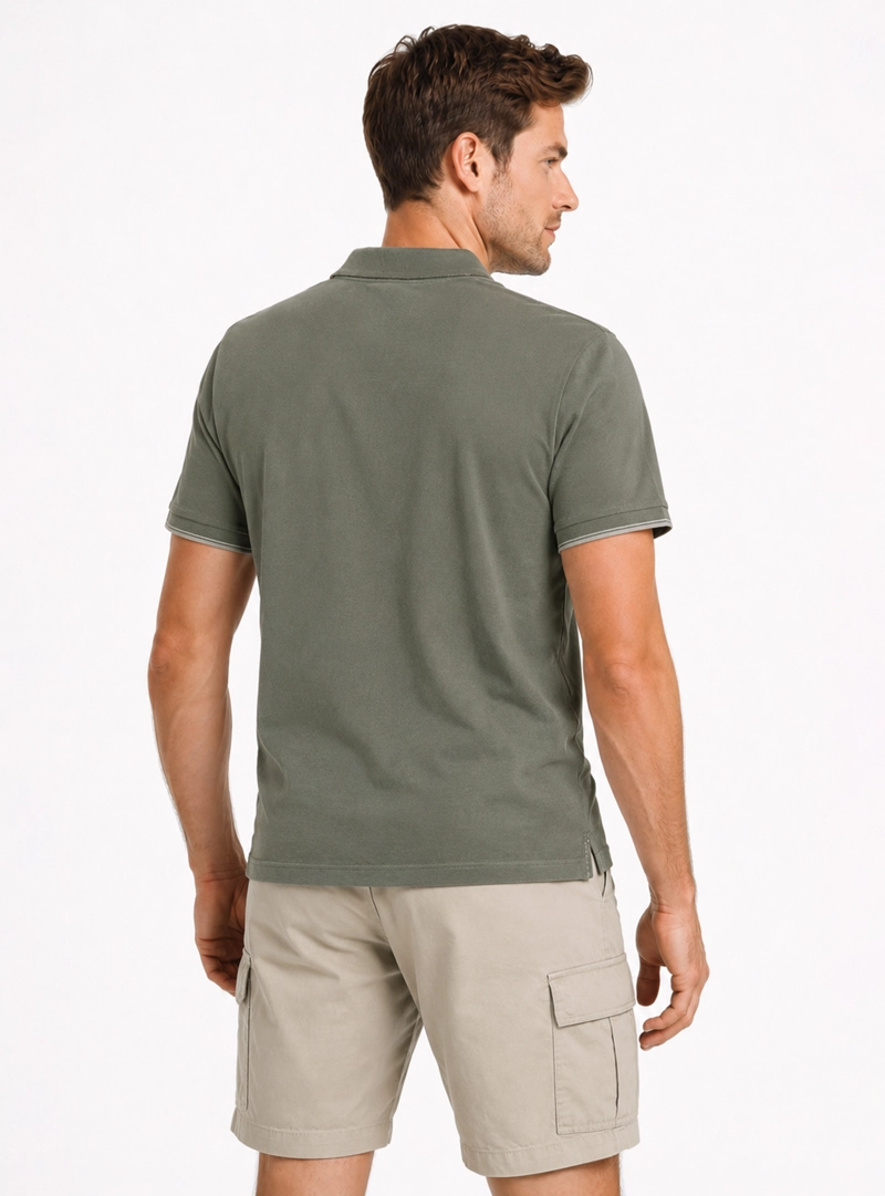 POLERA PIQUE REGULAR FIT VERDE ARROW - 2