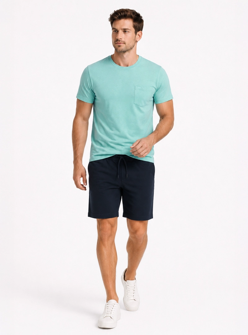 POLERA ALGODON LISA REGULAR FIT VERDE CLARO ARROW - 4