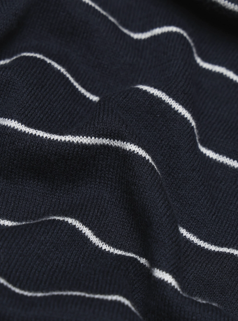 POLERA TEJIDA REGULAR FIT AZUL MARINO ARROW - 6