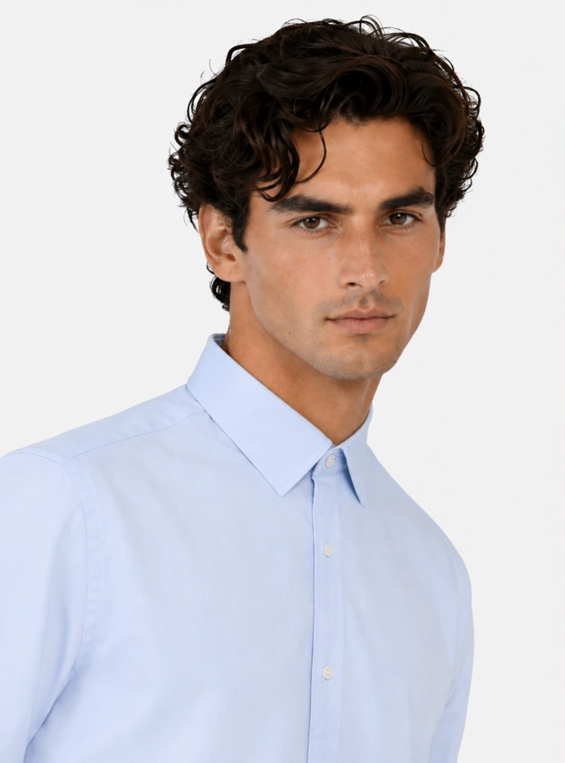 CAMISA FORMAL LISA TAILORED FIT CELESTE ARROW - 4