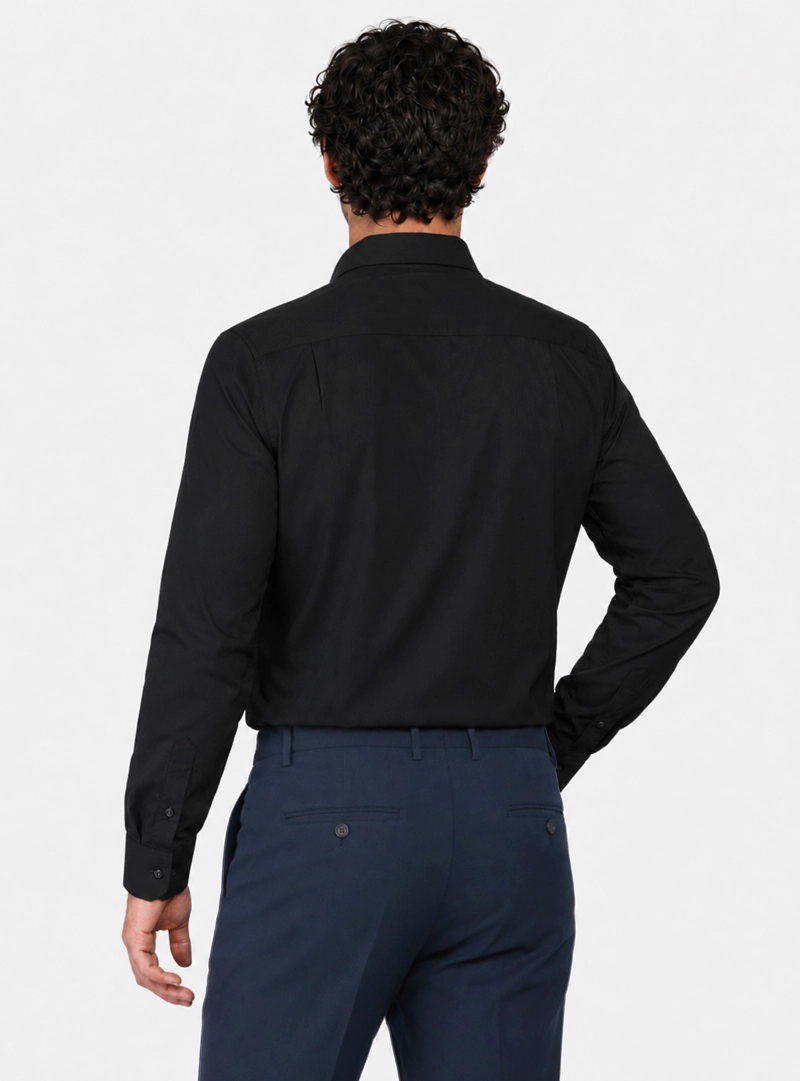 CAMISA FORMAL LISA TAILORED FIT NEGRO ARROW - 3