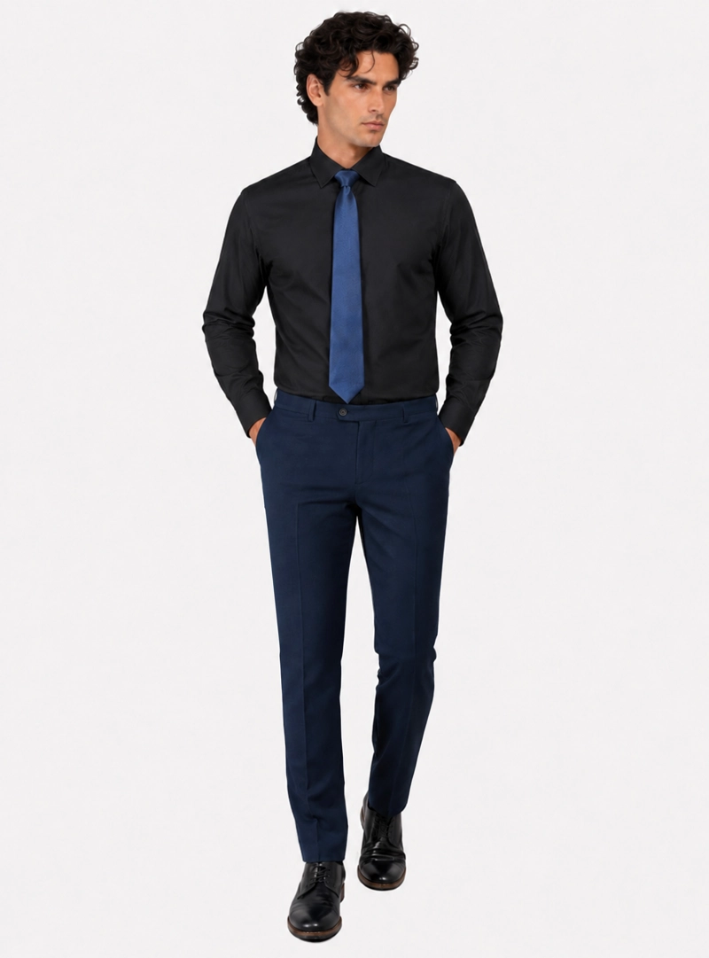 CAMISA FORMAL LISA TAILORED FIT NEGRO ARROW - 5