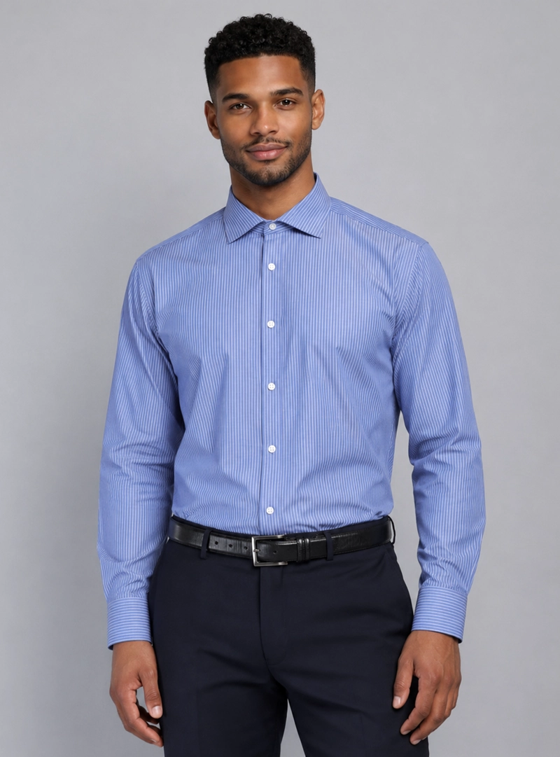 CAMISA FORMAL A RAYAS VAN HEUSEN - 1
