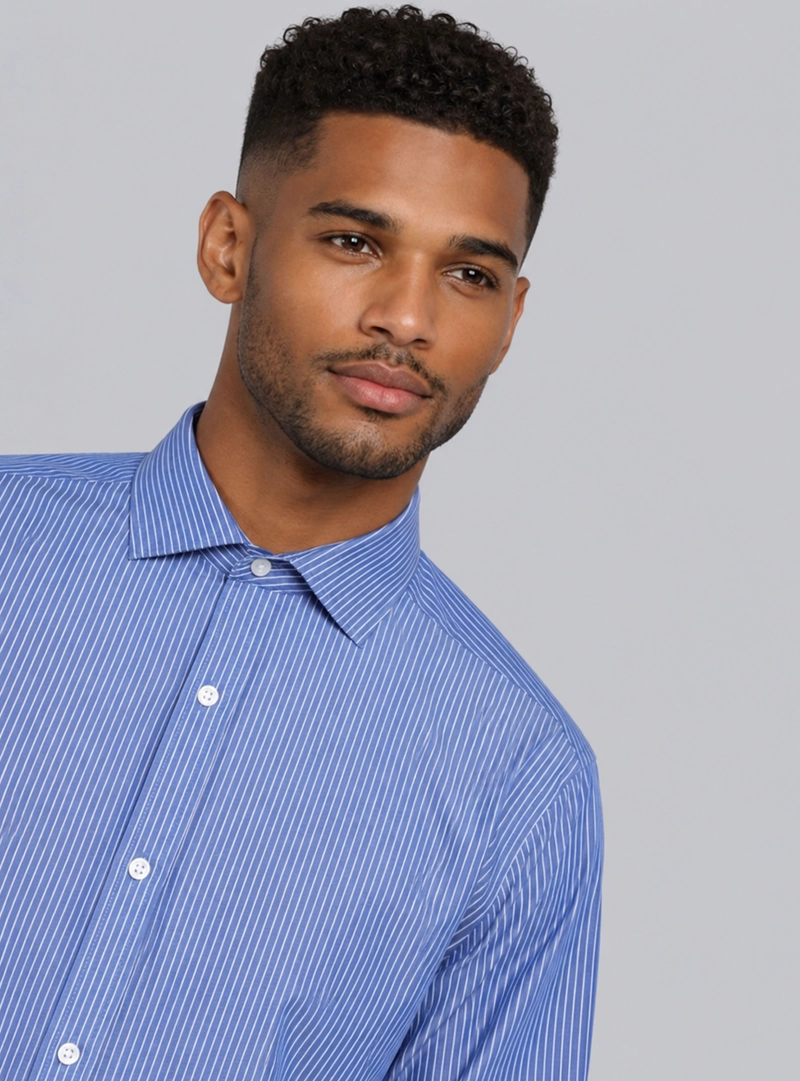 CAMISA FORMAL A RAYAS VAN HEUSEN - 4
