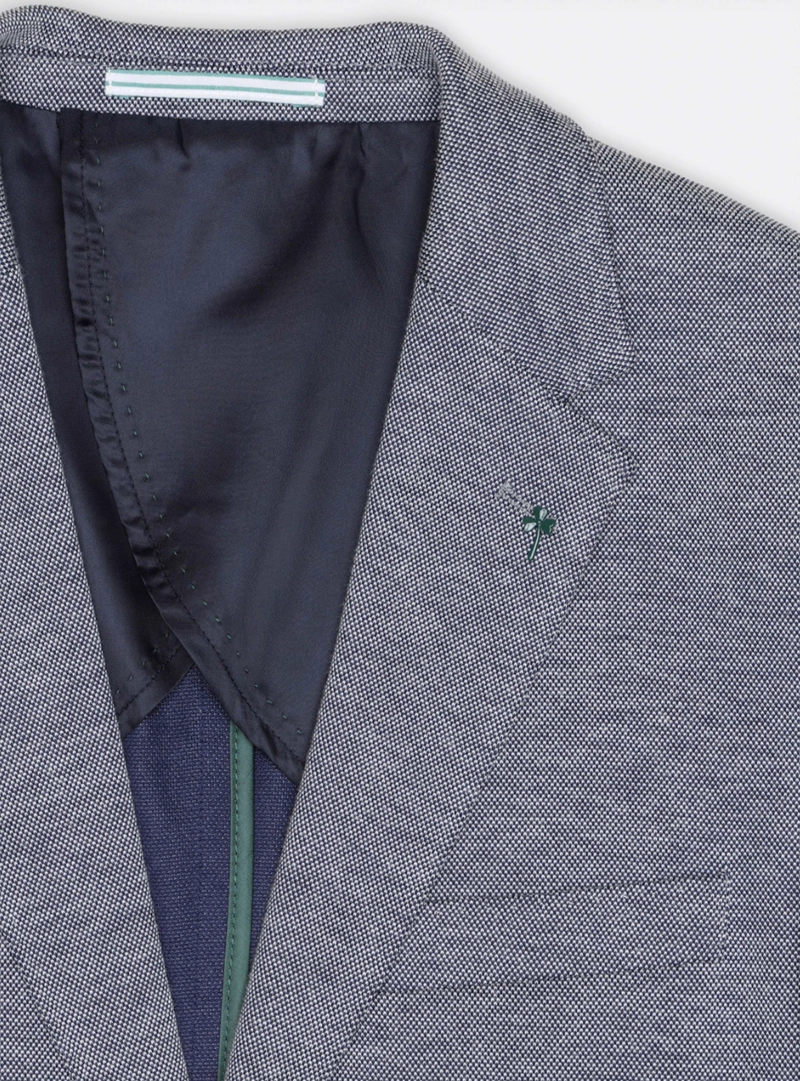BLAZER TEXTURADO FLEX TAILORED FIT AZUL ARROW - 3