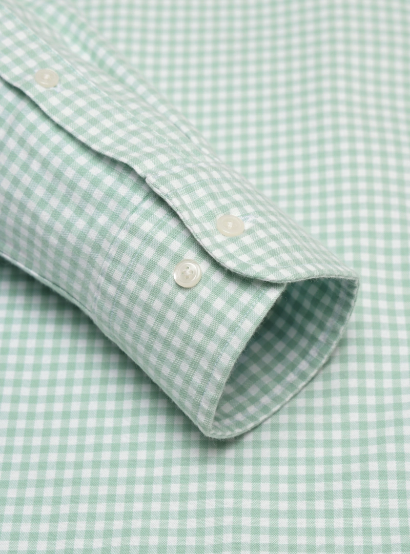CAMISA OXFORD SPANDEX REGULAR FIT VERDE ARROW - 6