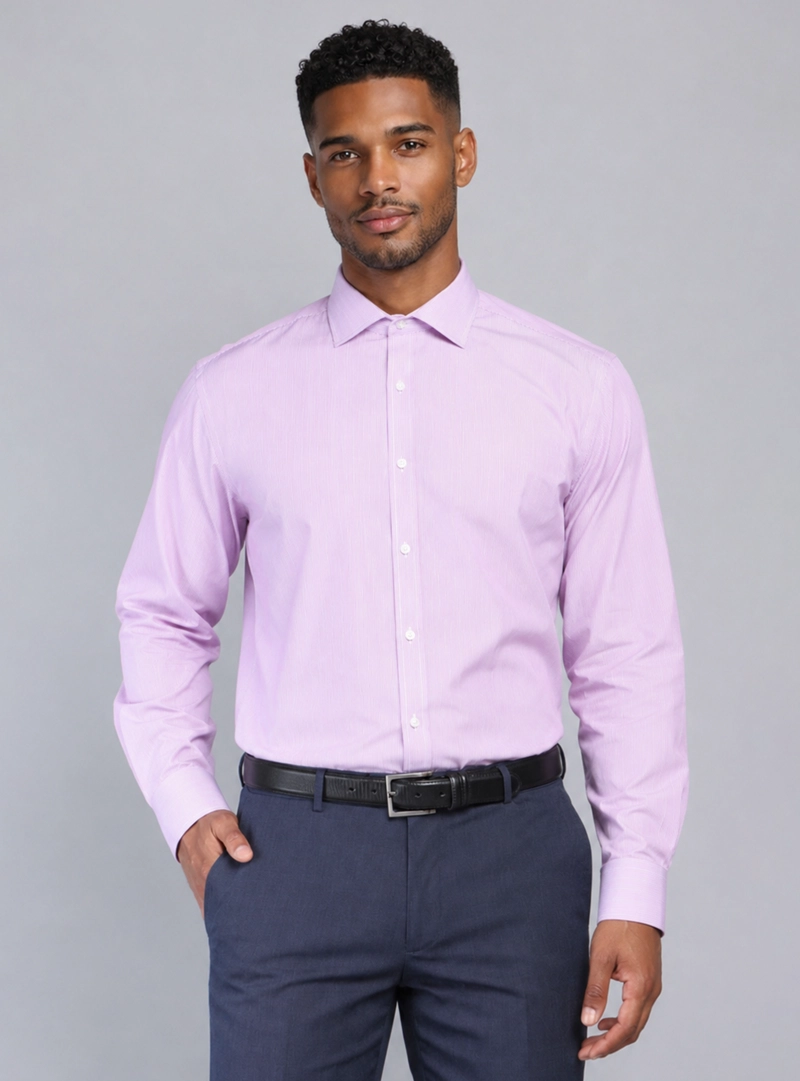CAMISA FORMAL A RAYAS VAN HEUSEN - 1
