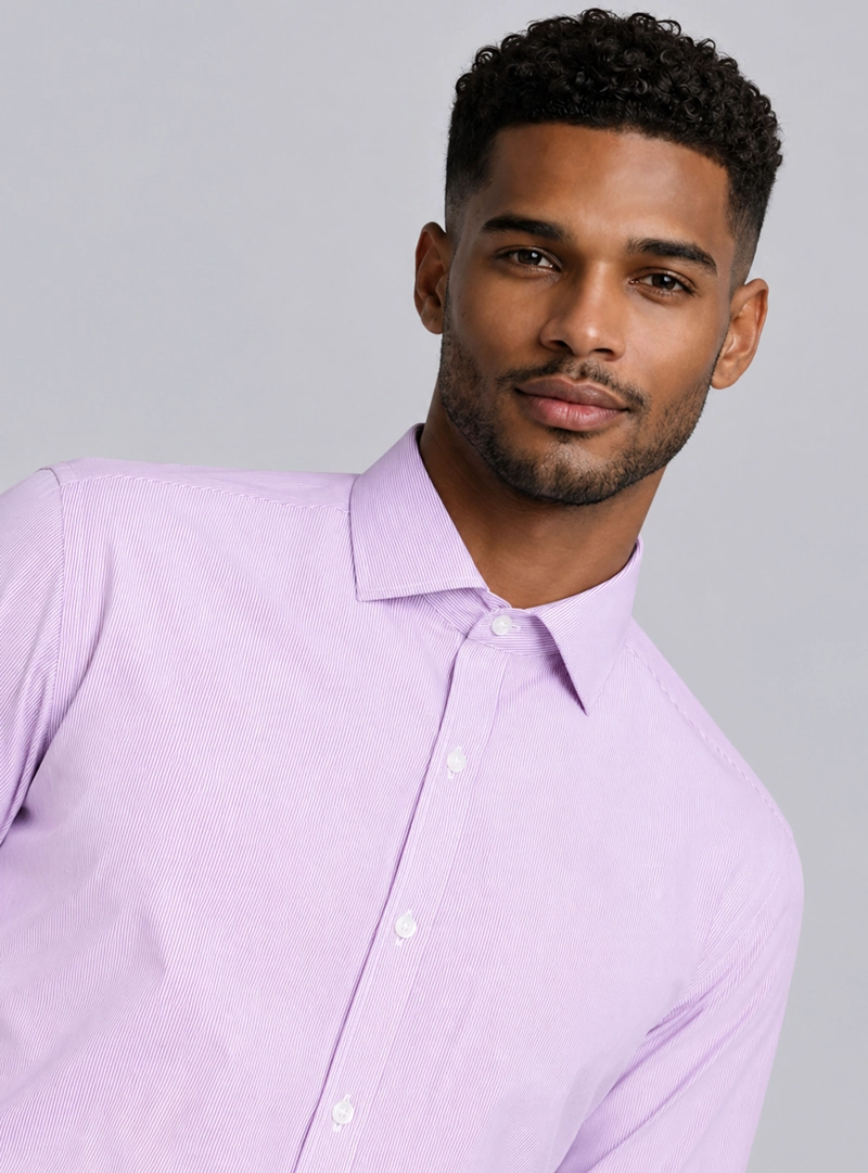 CAMISA FORMAL A RAYAS VAN HEUSEN - 4