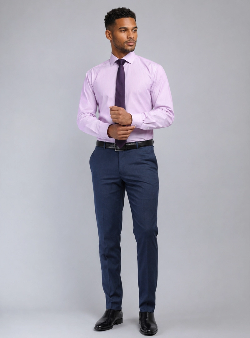 CAMISA FORMAL A RAYAS VAN HEUSEN - 5