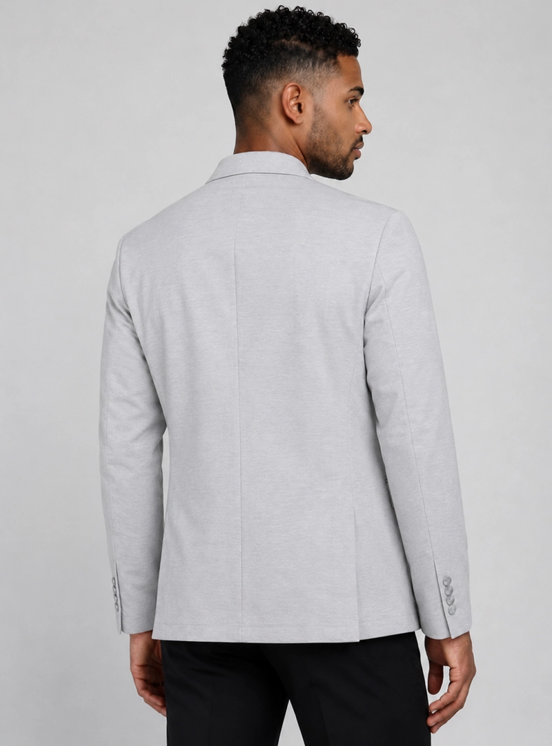 BLAZER POLI VISCOSA SPANDEX TAILORED FIT GRIS VAN HEUSEN - 2