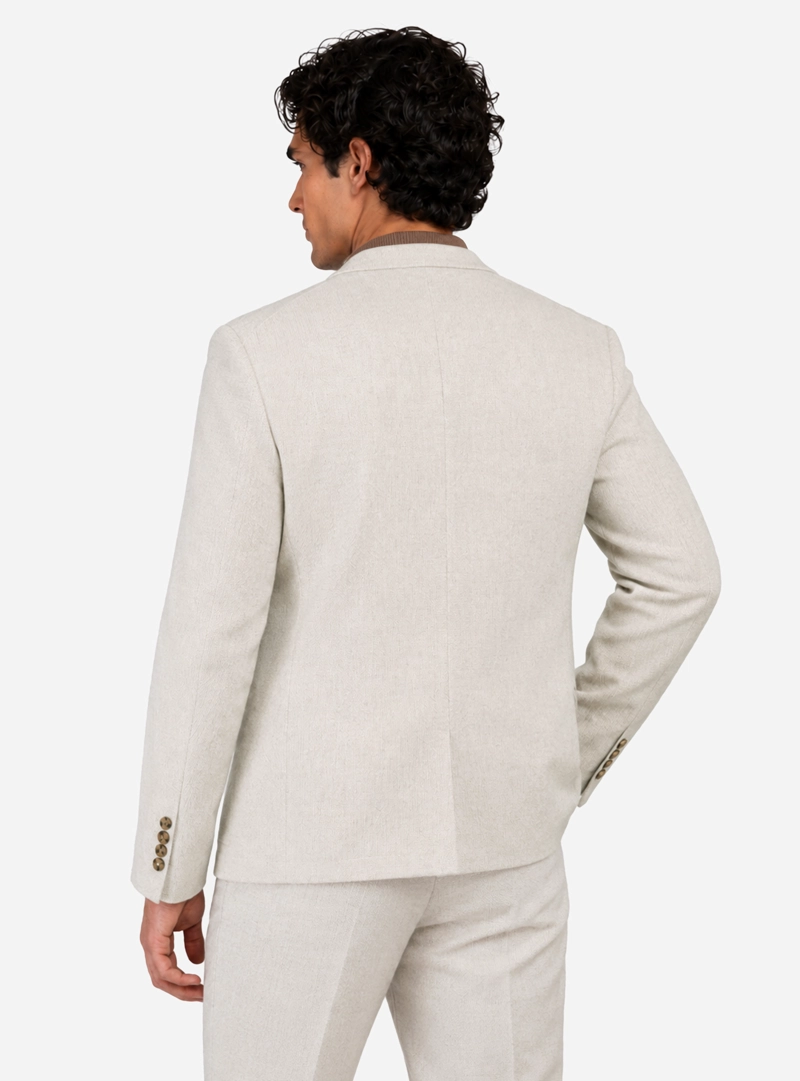 BLAZER FANTASIA TAILORED FIT BEIGE ARROW - 2
