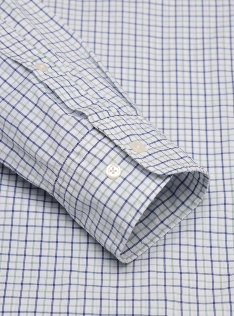 CAMISA A CUADROS REGULAR FIT VERDE ARROW - 5