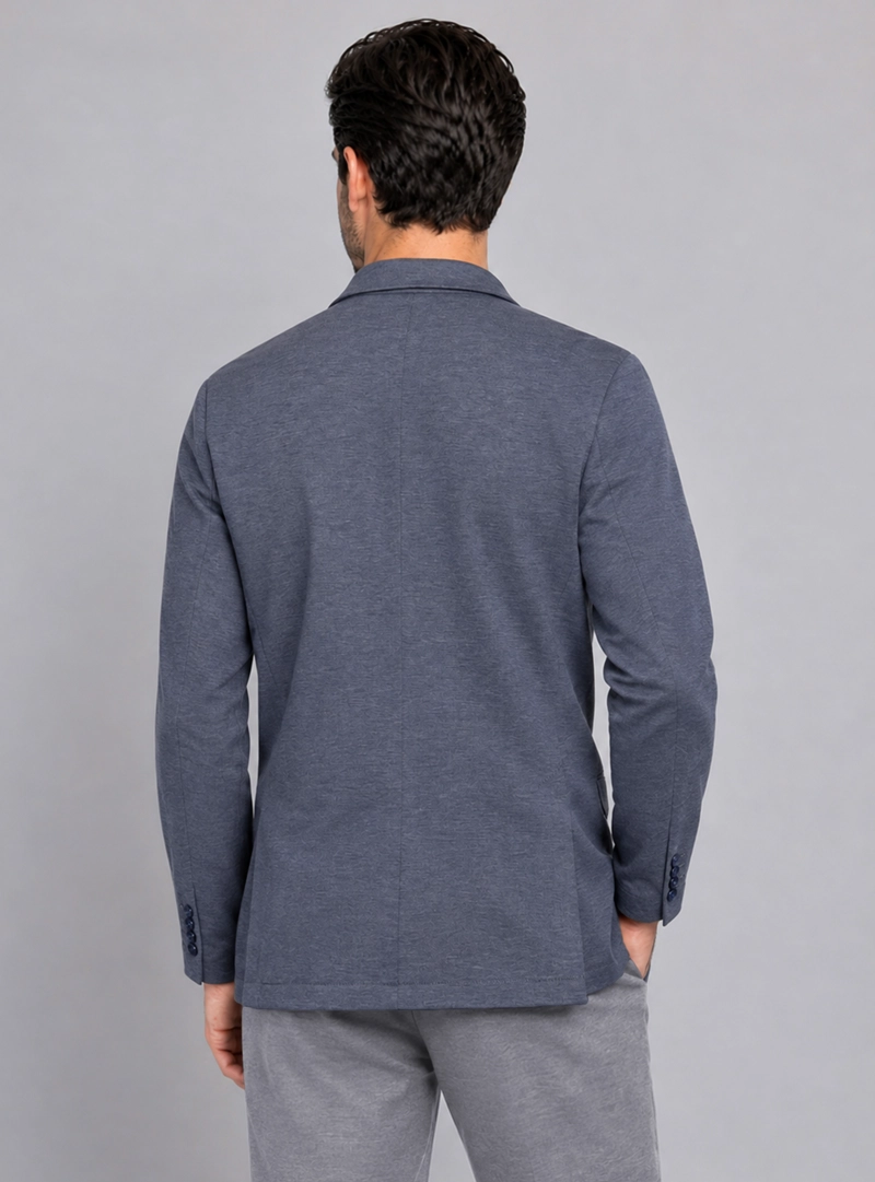 BLAZER POLI VISCOSA SPANDEX TAILORED FIT AZUL VAN HEUSEN - 2