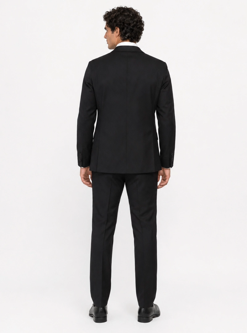 TRAJE POLI VISCOSA TAILORED FIT NEGRO ARROW - 2