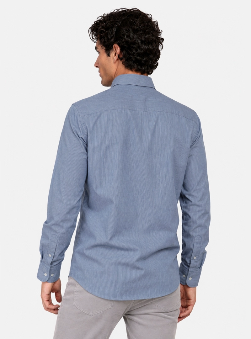 CAMISA A RAYAS REGULAR FIT DENIM ARROW - 2