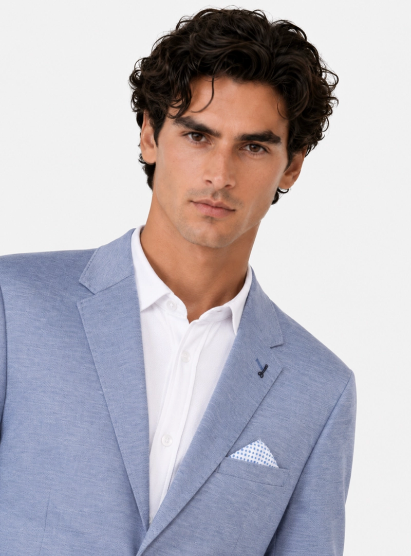 BLAZER FLEX FANTASIA TAILORED FIT CELESTE ARROW - 3