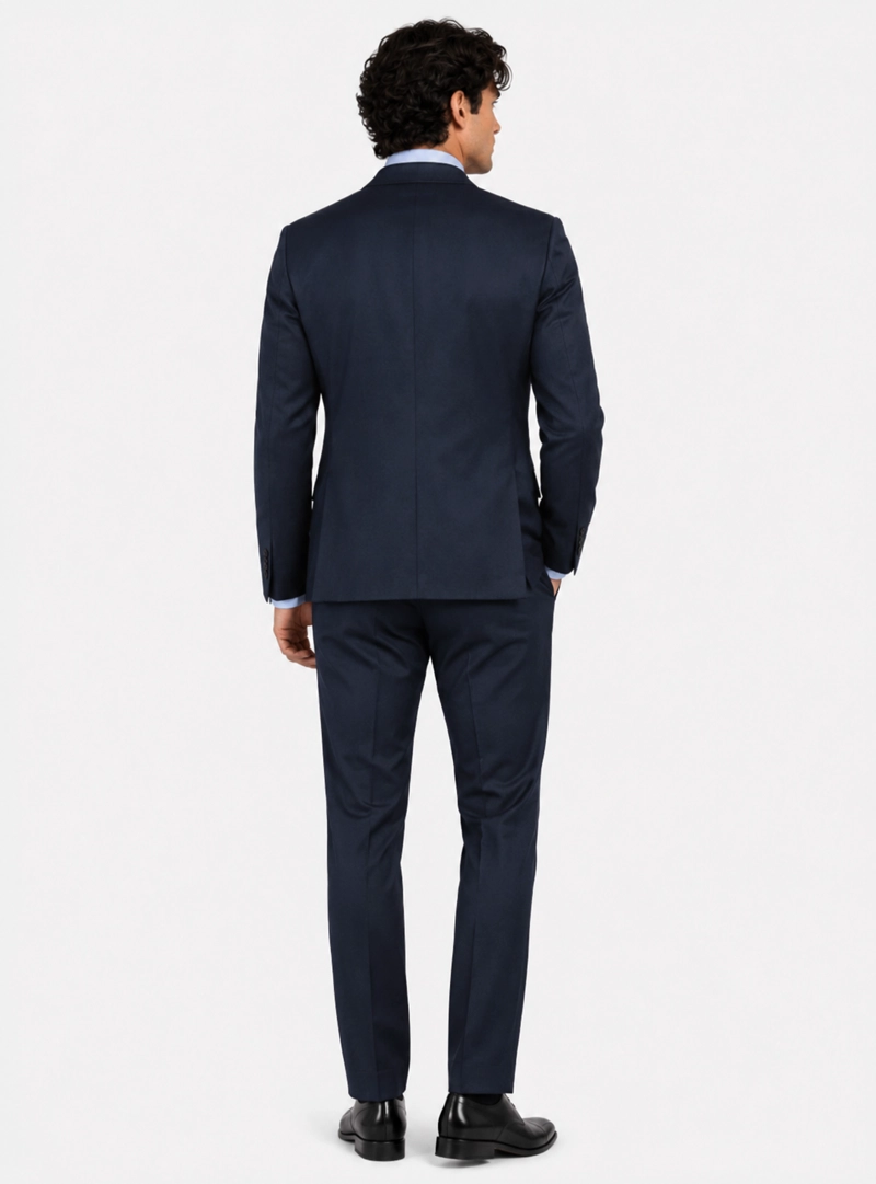 TRAJE CEREMONIA LISO SPANDEX TAILORED FIT AZUL MARINO ARROW - 2