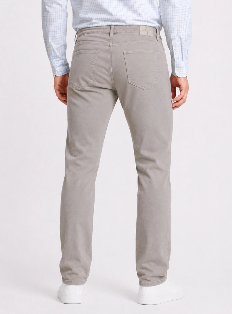 PANTALON STONE WASH REGULAR FIT GRIS PIERO BUTTI - 2